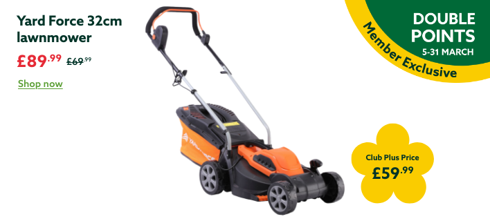 Yard Force lawnmower