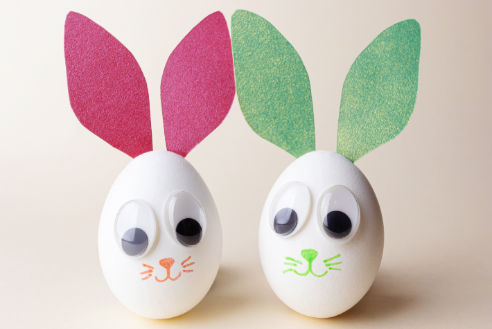 Easter egg decorating