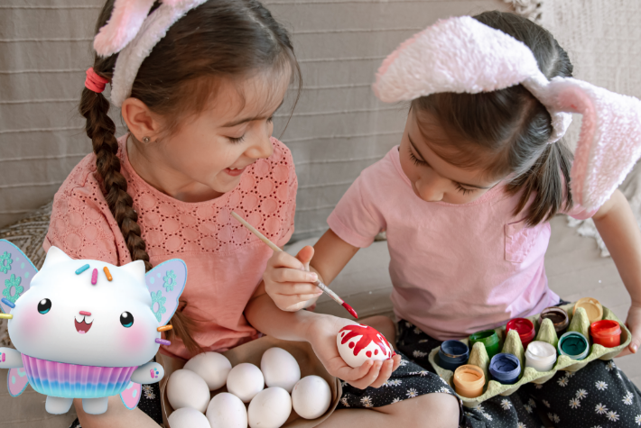 Easter egg decorating