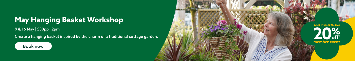 May Hanging Basket Workshop