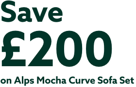 Save £200 on Alps Mocha Curve Outdoor Sofa Set