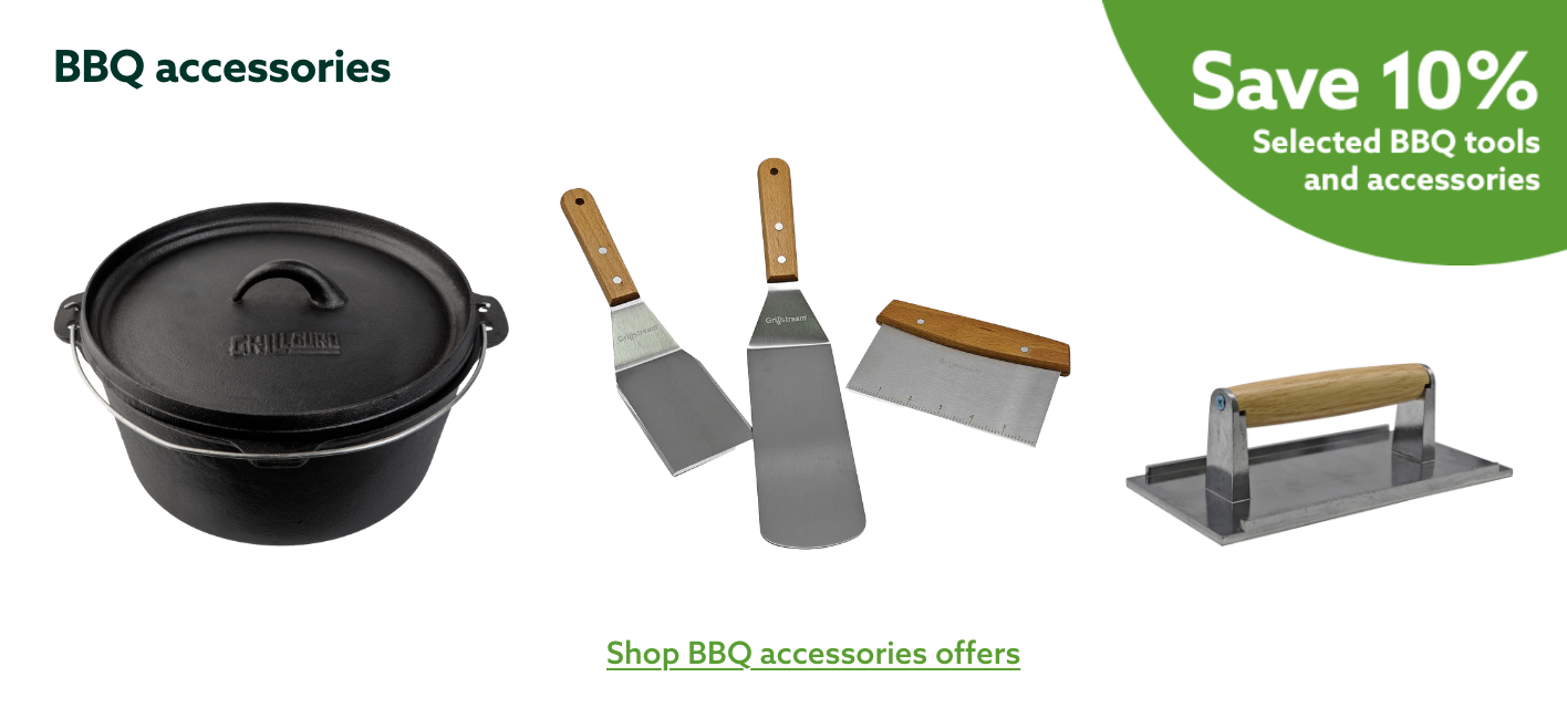 Save 10% on selected BBQ accessories