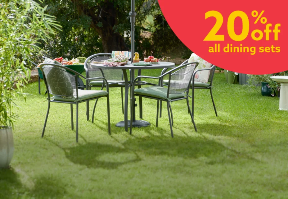 20% off all dining sets