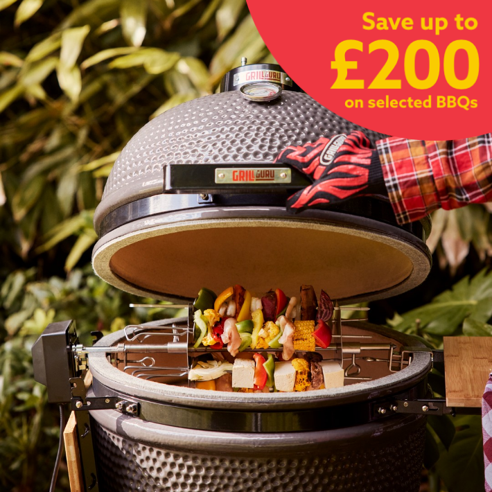 Save up to £200 on selected BBQs