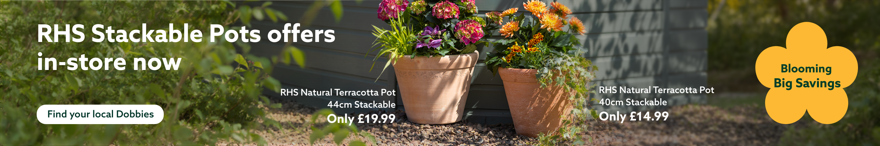 RHS Stackable Pots offer