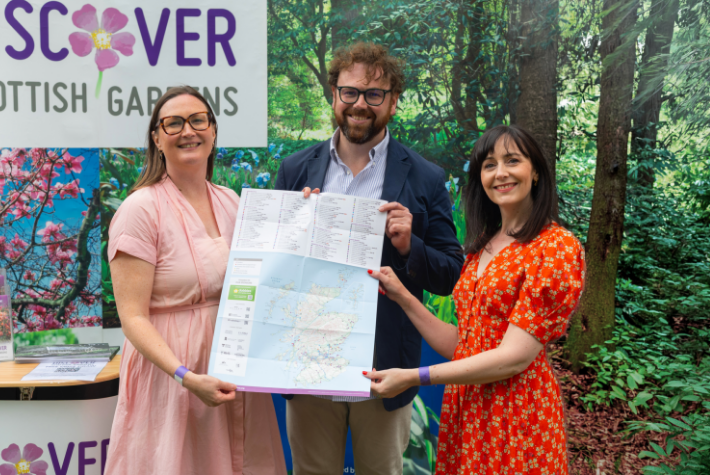 Discover Scottish Gardens Map