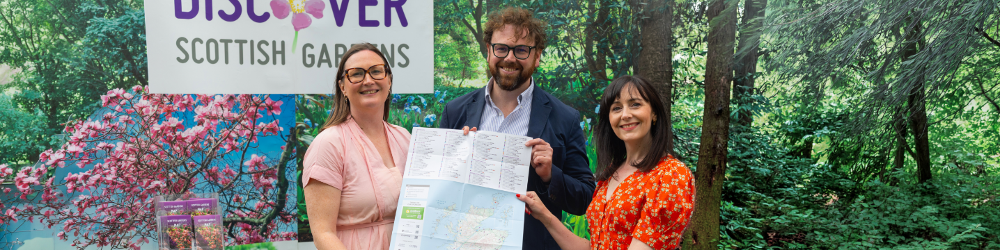Discover Scottish Gardens Map