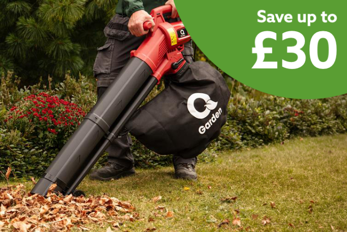 Up to 30% off garden machinery