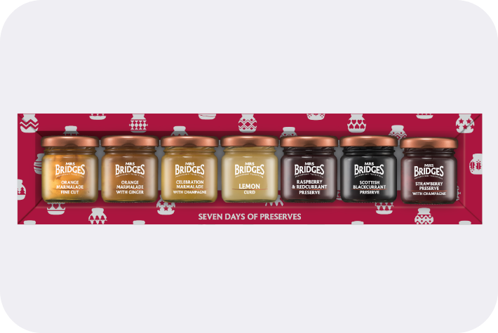 474810 - Mrs Bridges 7 Days Of Preserves Gift Set