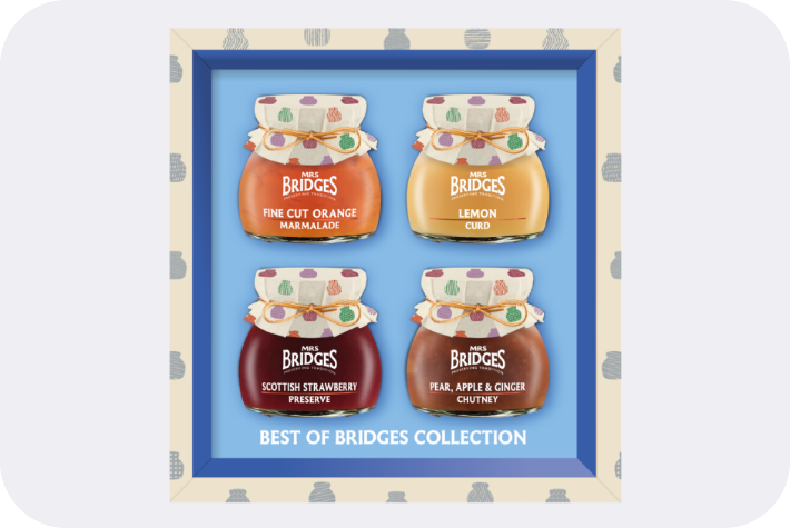 872776 - Mrs Bridges Best Of Bridges 4 Jar Gift Set