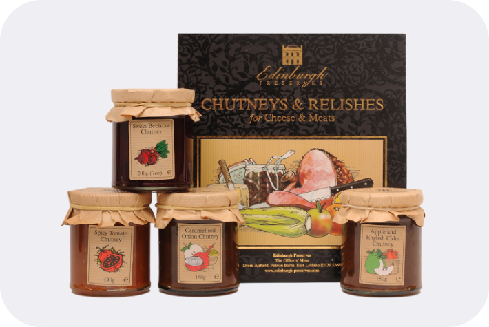 779844 - Edinburgh Preserves Chutneys & Relishes Gift Set