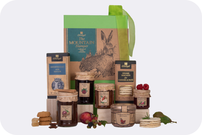 803988 - Edinburgh Preserves The Mountain Hamper Gift Set