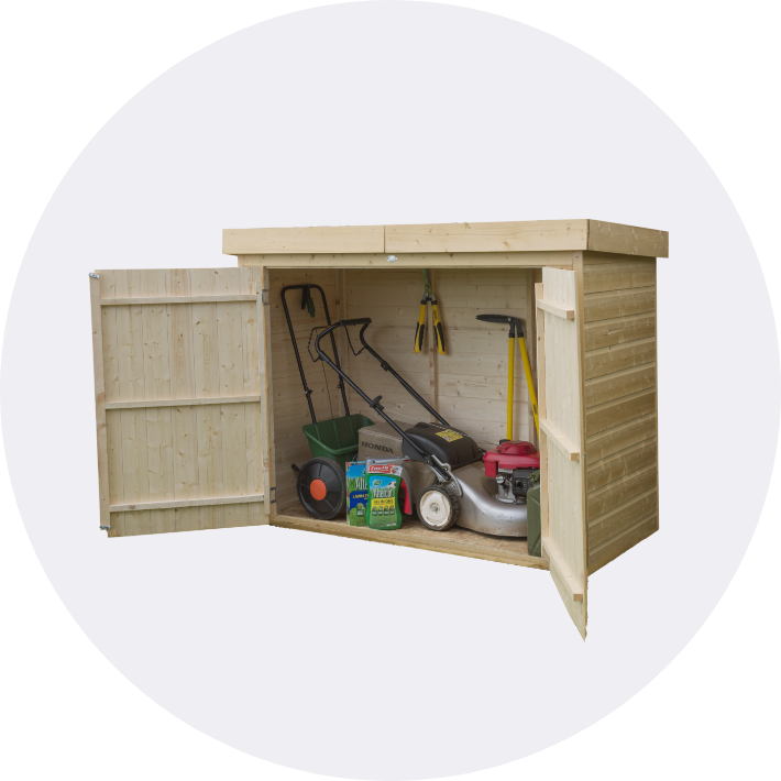 Large garden storage boxes