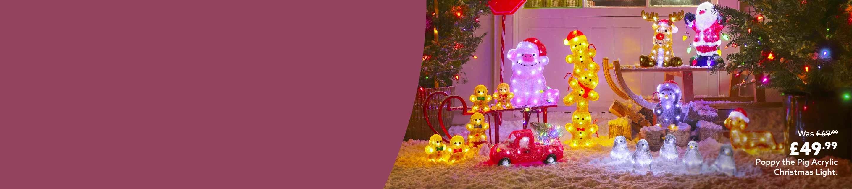 Our biggest range of Christmas lights