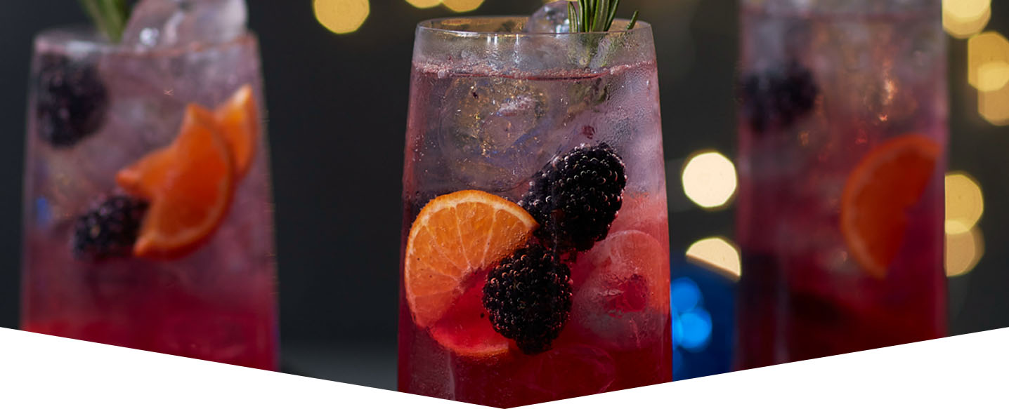 virgin bramble and rosemary spritz