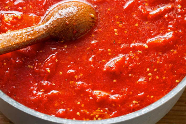tomato and basil spaghetti