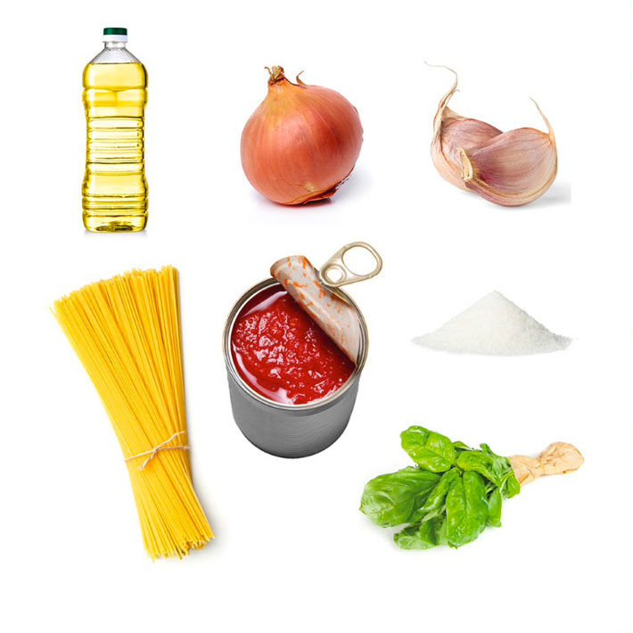 tomato and basil spaghetti