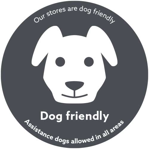 Our stores are dog friendly