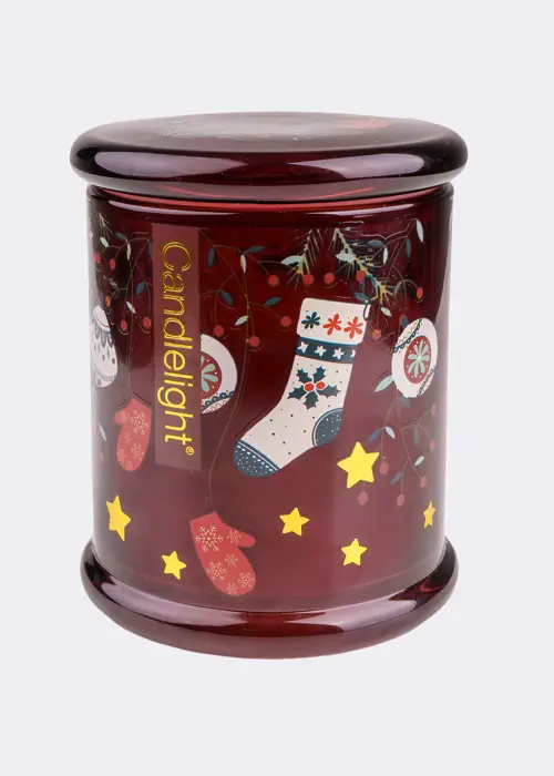 A photo of Mulled Wine Large Glass Lidded Cande