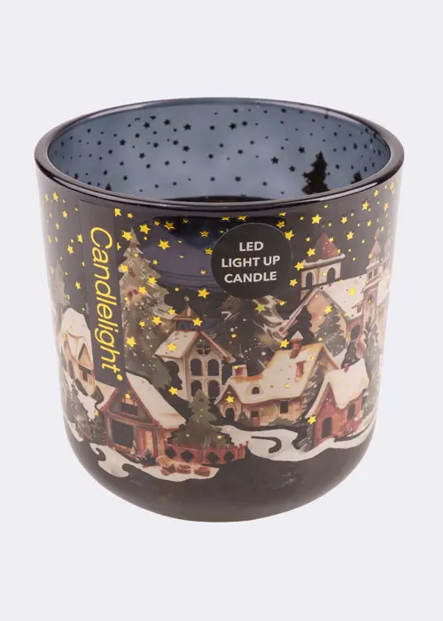 A photo of Sweet Frankincense LED Glass Candle