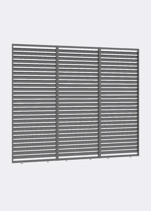 A photo of Sanctuary 3m Slatted Side Wall