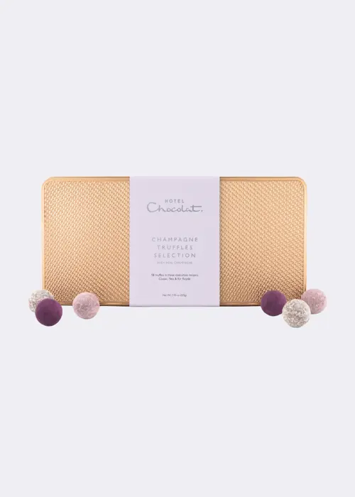A photo of Hotel Chocolat Champagne Truffle Selection Tin