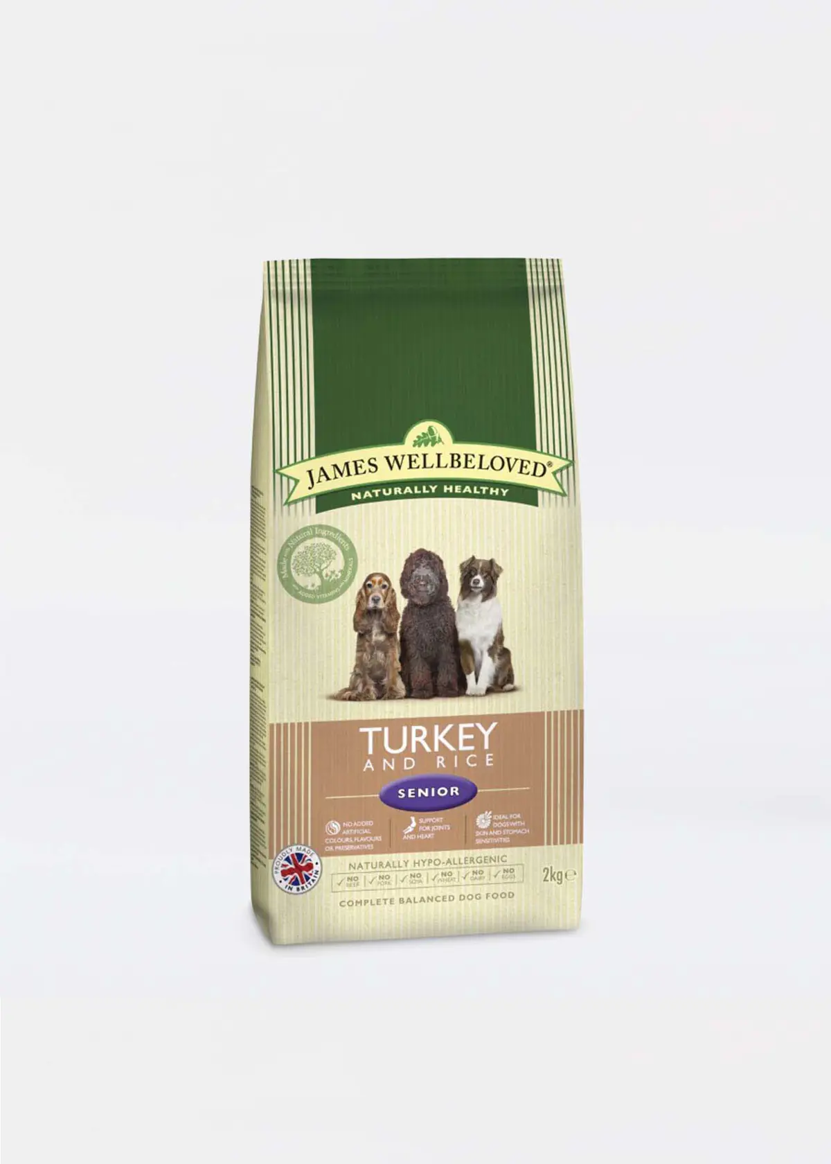 A photo of James Wellbeloved Senior Turkey & Rice 2kg
