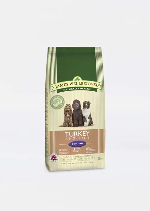 A photo of James Wellbeloved Senior Turkey & Rice 2kg