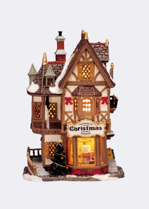 A photo of Lemax Tannenbaum Christmas Shoppe Light-Up Model