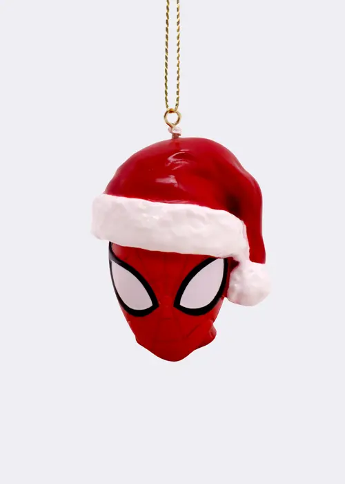 A photo of Disney 3D Spider-Man Face Hanging Ornament