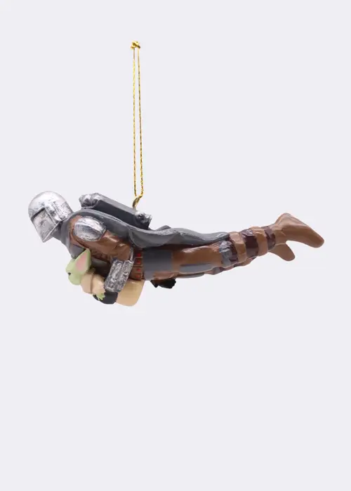 A photo of Star Wars 3D Mandalorian & Grogu Hanging Ornament