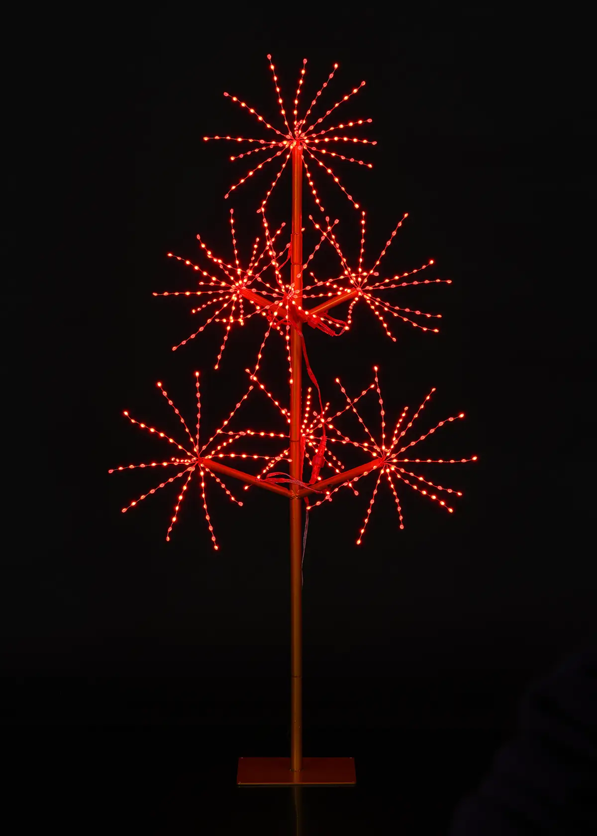 A photo of Multi-Coloured LED Firework-Effect Twig Tree Light 1.2m