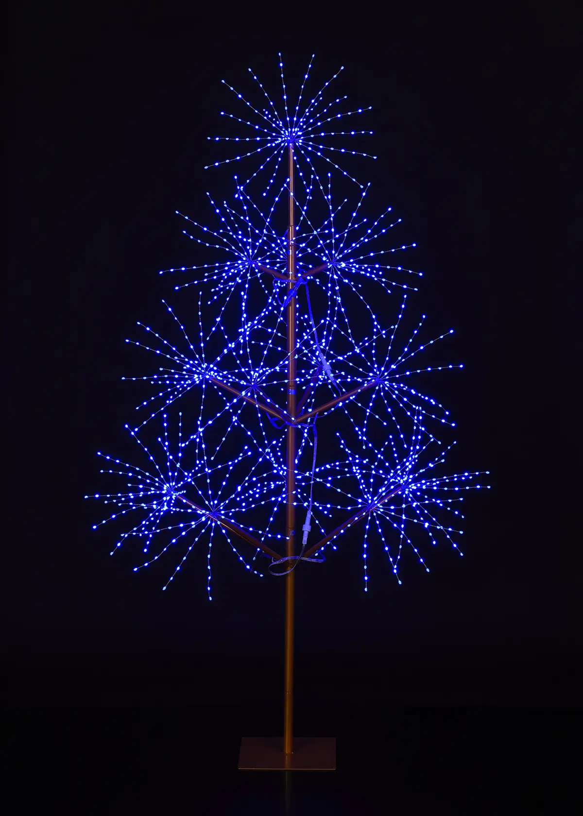 A photo of Multi-Coloured LED Firework-Effect Twig Tree Light 1.8m