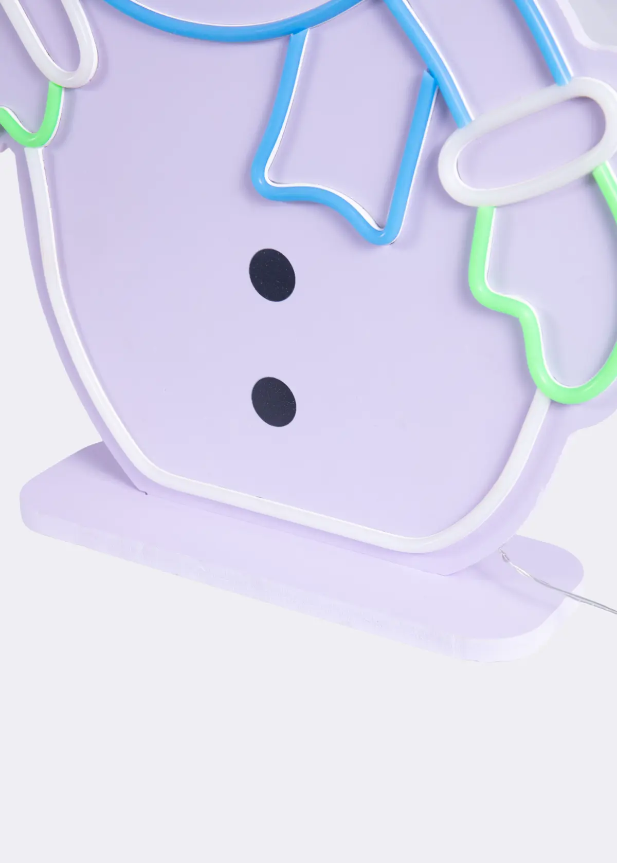 A photo of Neon LED Snowman Indoor Light 60cm