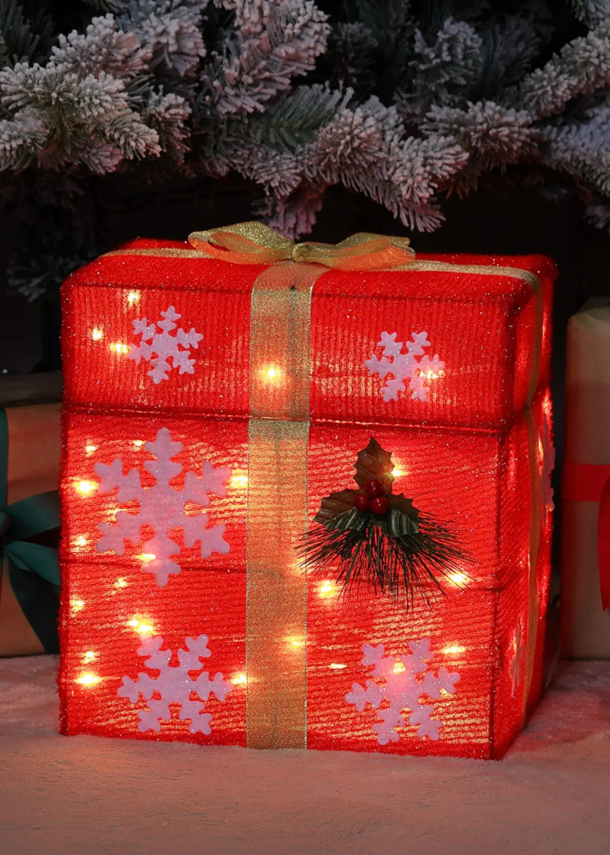 A photo of Pop-Up Santa Parcel LED Light