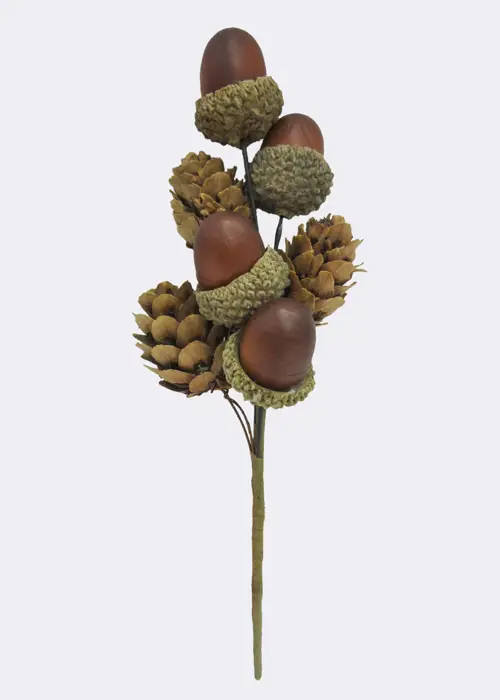A photo of Autumnal Acorn Pick 15cm