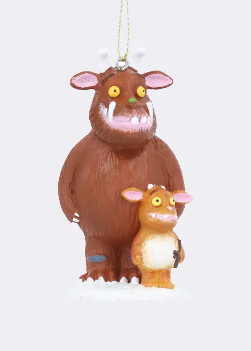 A photo of Resin Gruffalo & Gruffalo's Child Decoration