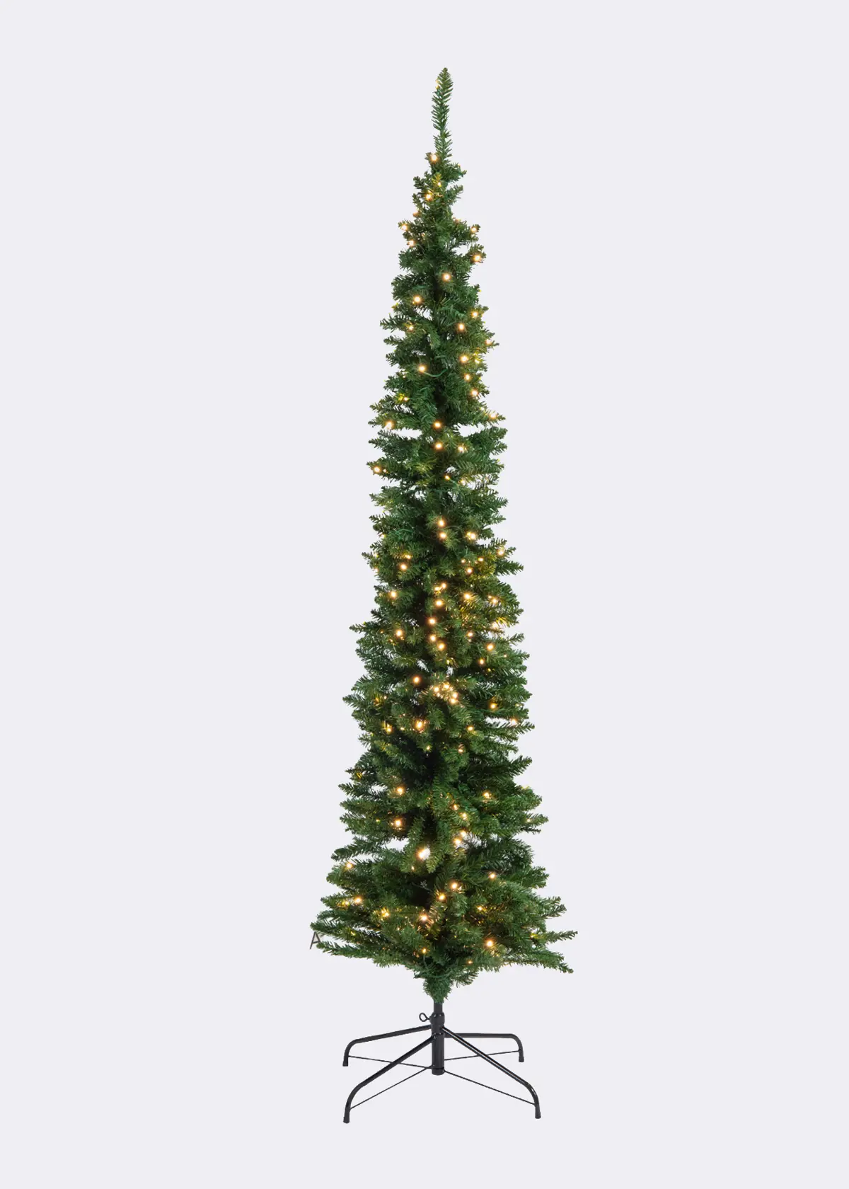 A photo of 7ft Aspen Prelit Artificial Pencil Christmas Tree