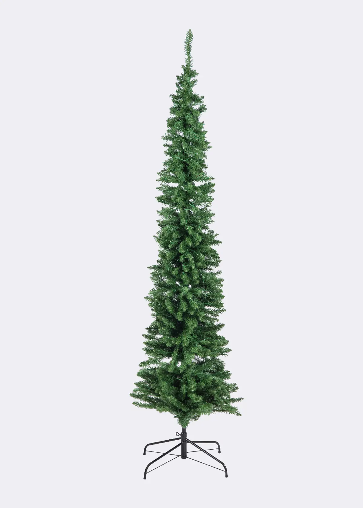 A photo of 7ft Aspen Prelit Artificial Pencil Christmas Tree