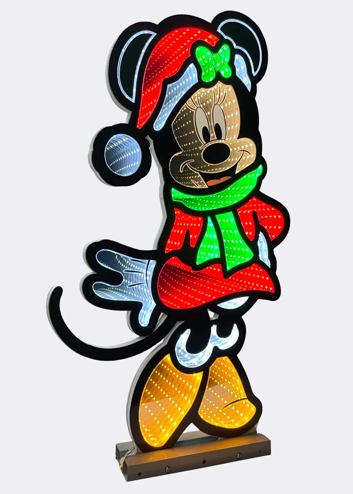 A photo of Disney Minnie Mouse with Scarf Indoor Infinity Light 40cm
