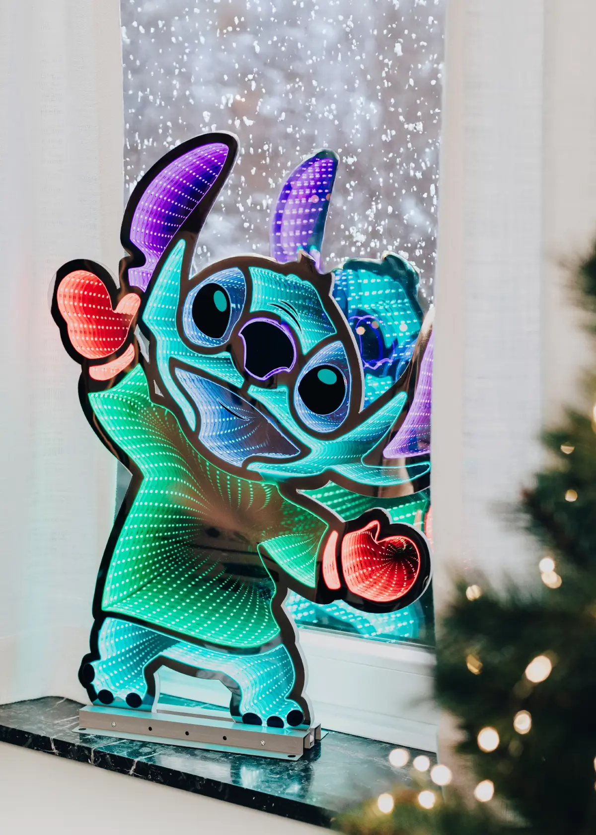 A photo of Disney Dancing Stitch Indoor Infinity Light 45cm