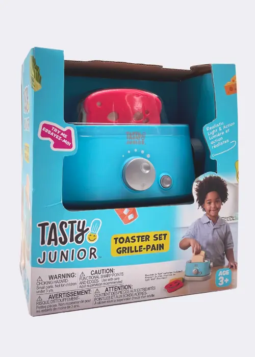 A photo of Pretend Play Electrical Toaster Set