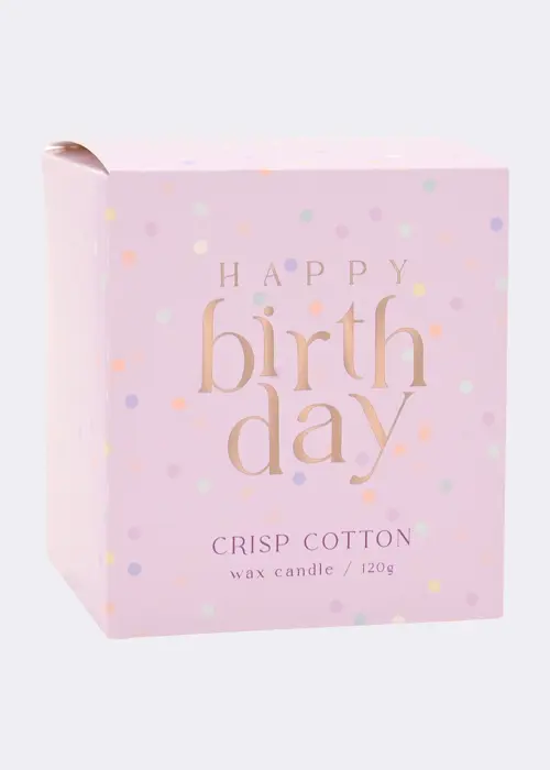 Celebrations Happy Birthday Confetti Candle
