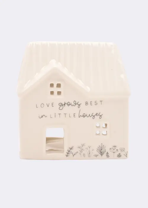 Moments Ceramic Little Houses Tea Light Holder