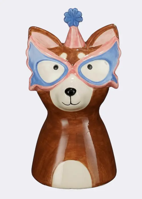 Funny Dog Pot Brown 10cm