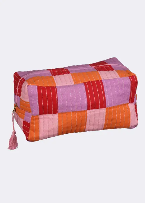 A photo of Checked Toiletry Bag 25cm