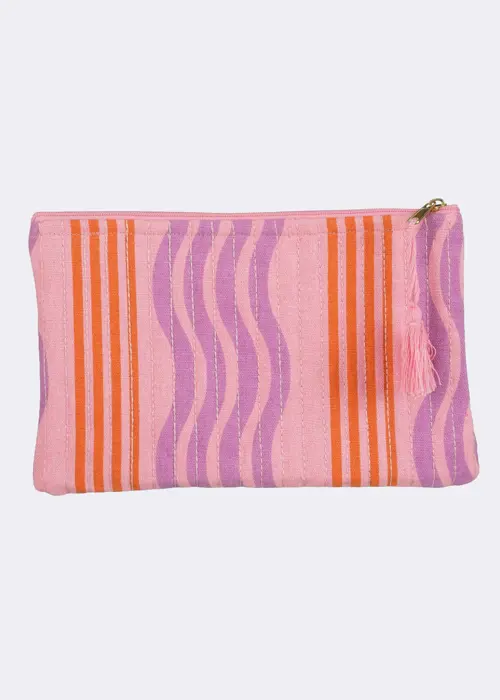 A photo of Striped Toiletry Bag 21cm
