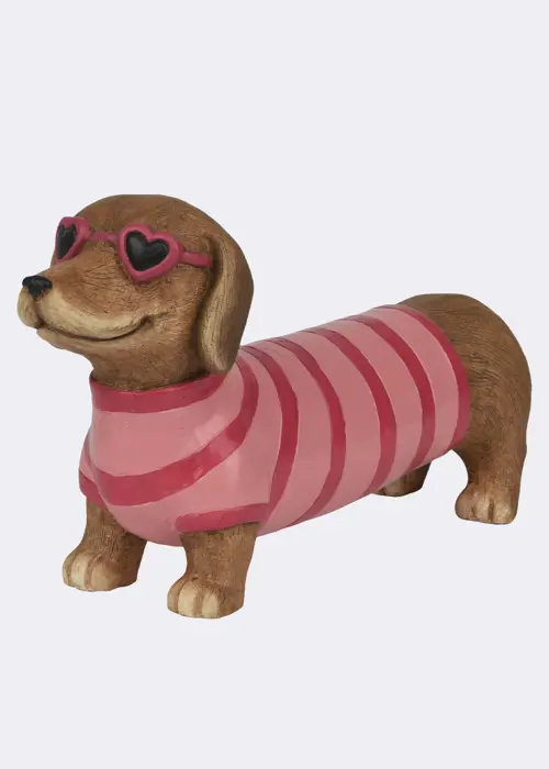 Holiday Sausage Dog Indoor Decoration