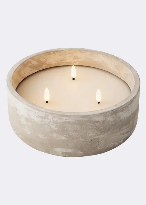 Cement Outdoor LED Candle