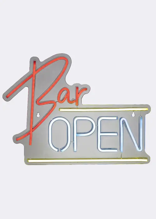 Bar Open LED Neon Light